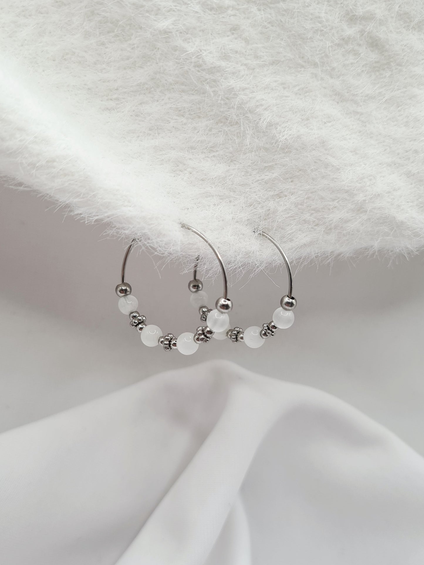 Boucles d'oreilles créoles LUNA