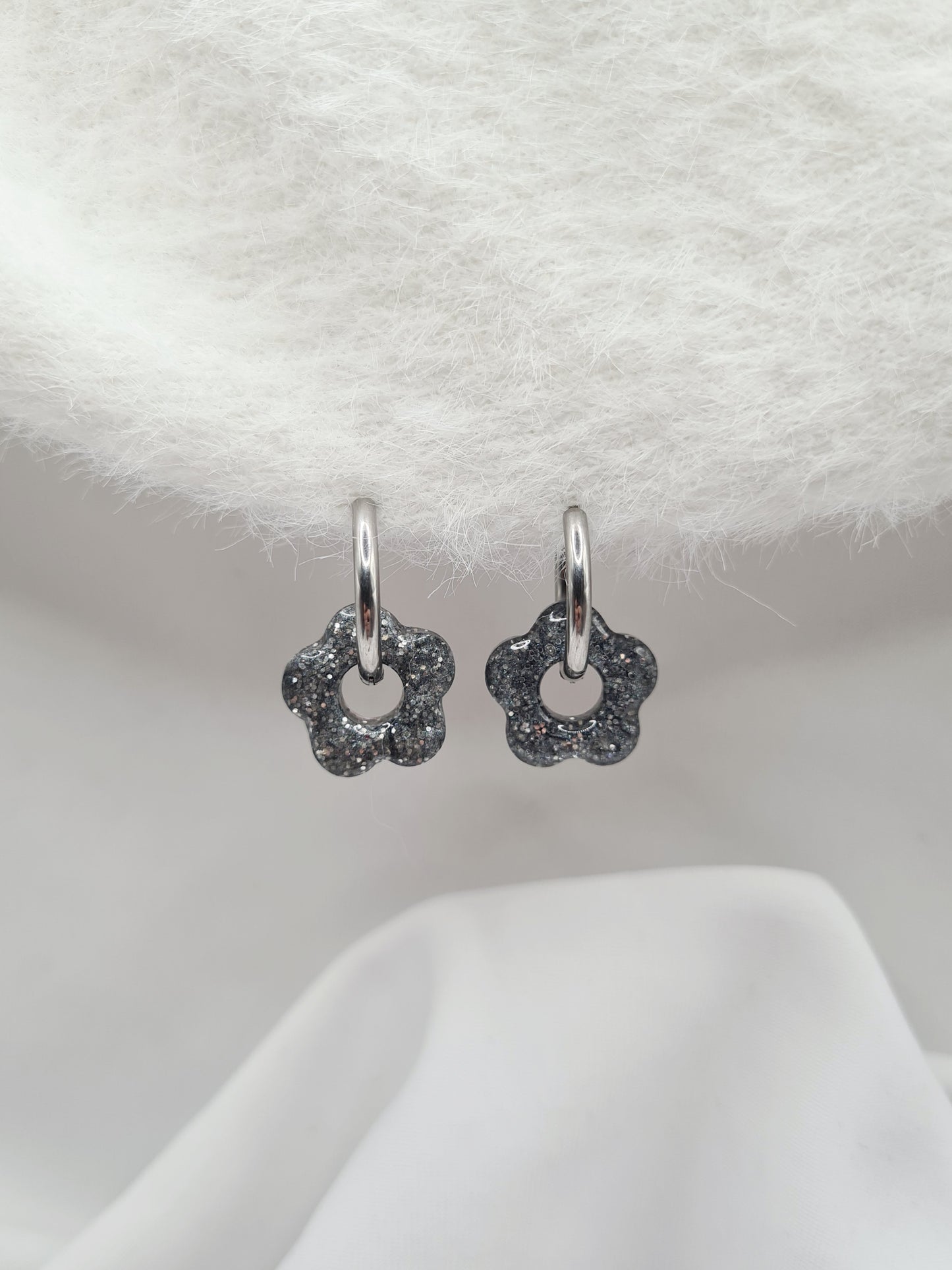 Boucles d'oreilles ANEMONE (interchangeables)