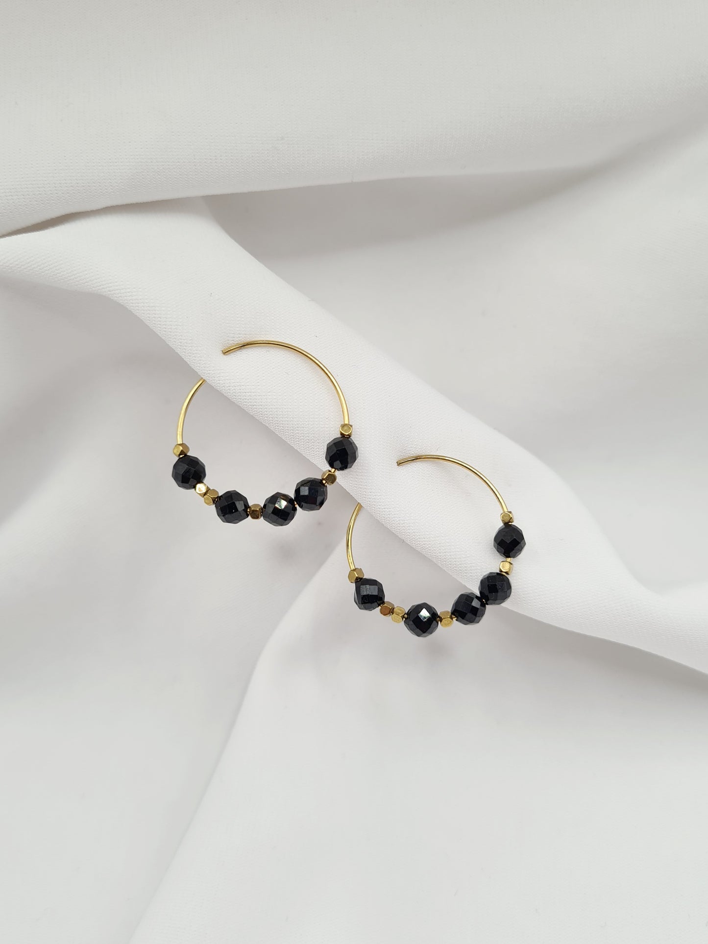 Boucles d'oreilles créoles REINA
