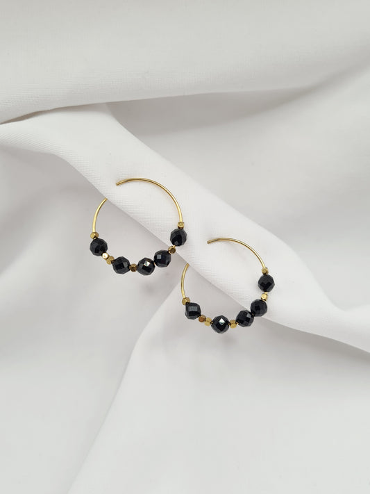Boucles d'oreilles créoles REINA