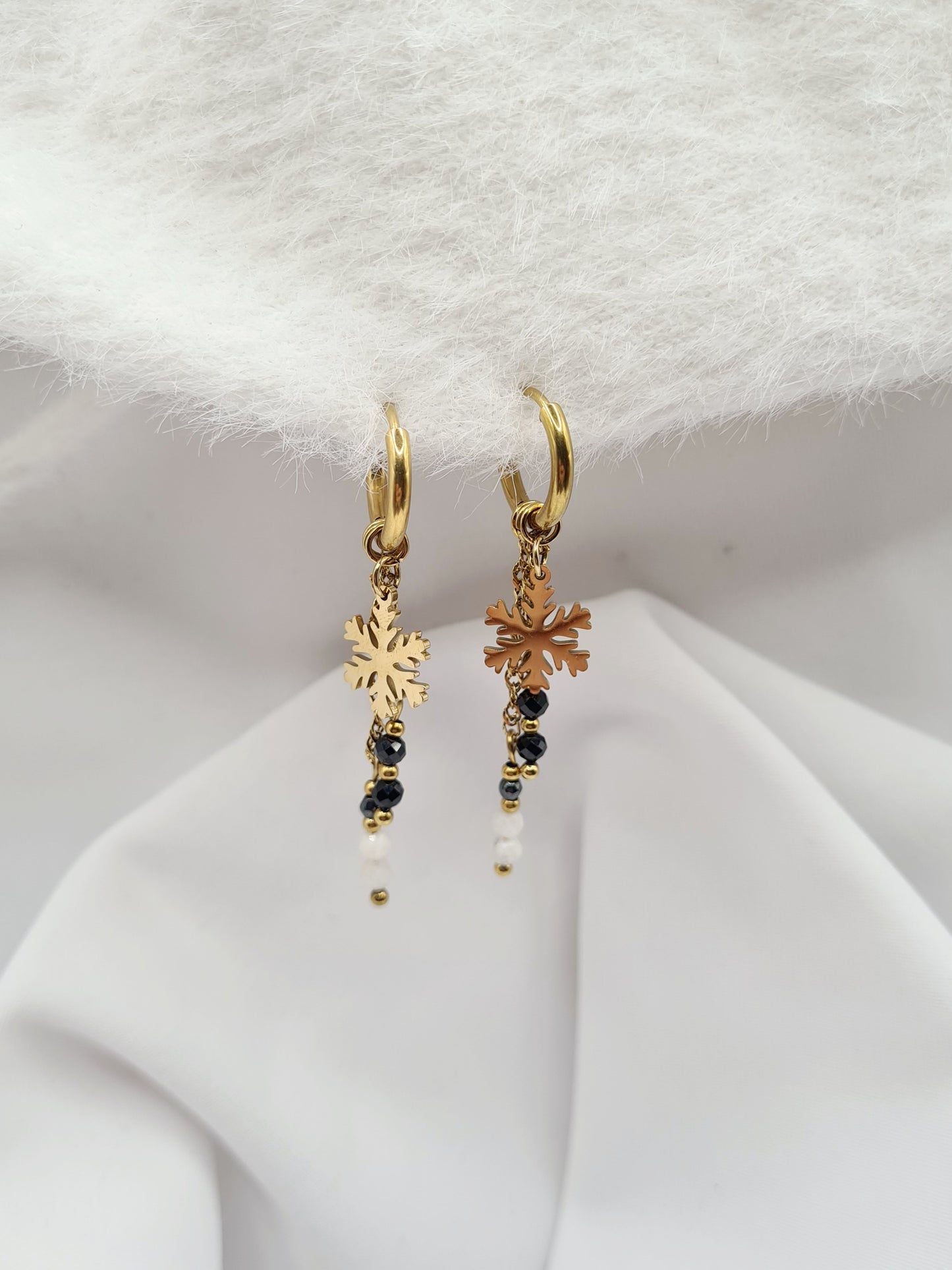 Boucles d'oreilles NEIGE