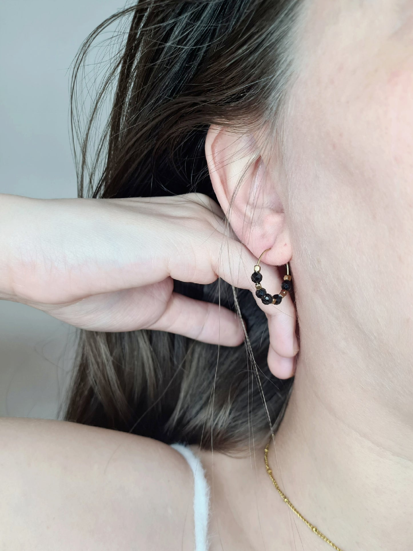 Boucles d'oreilles créoles REINA