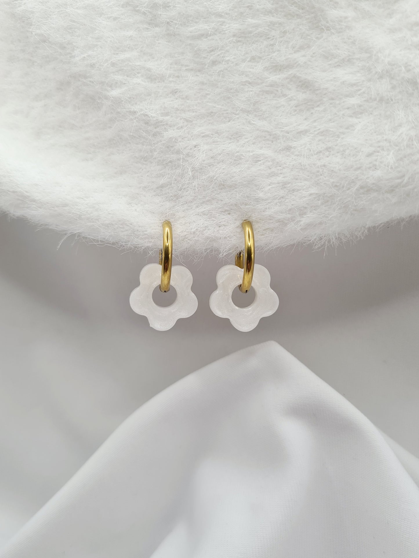 Boucles d'oreilles ANEMONE (interchangeables)