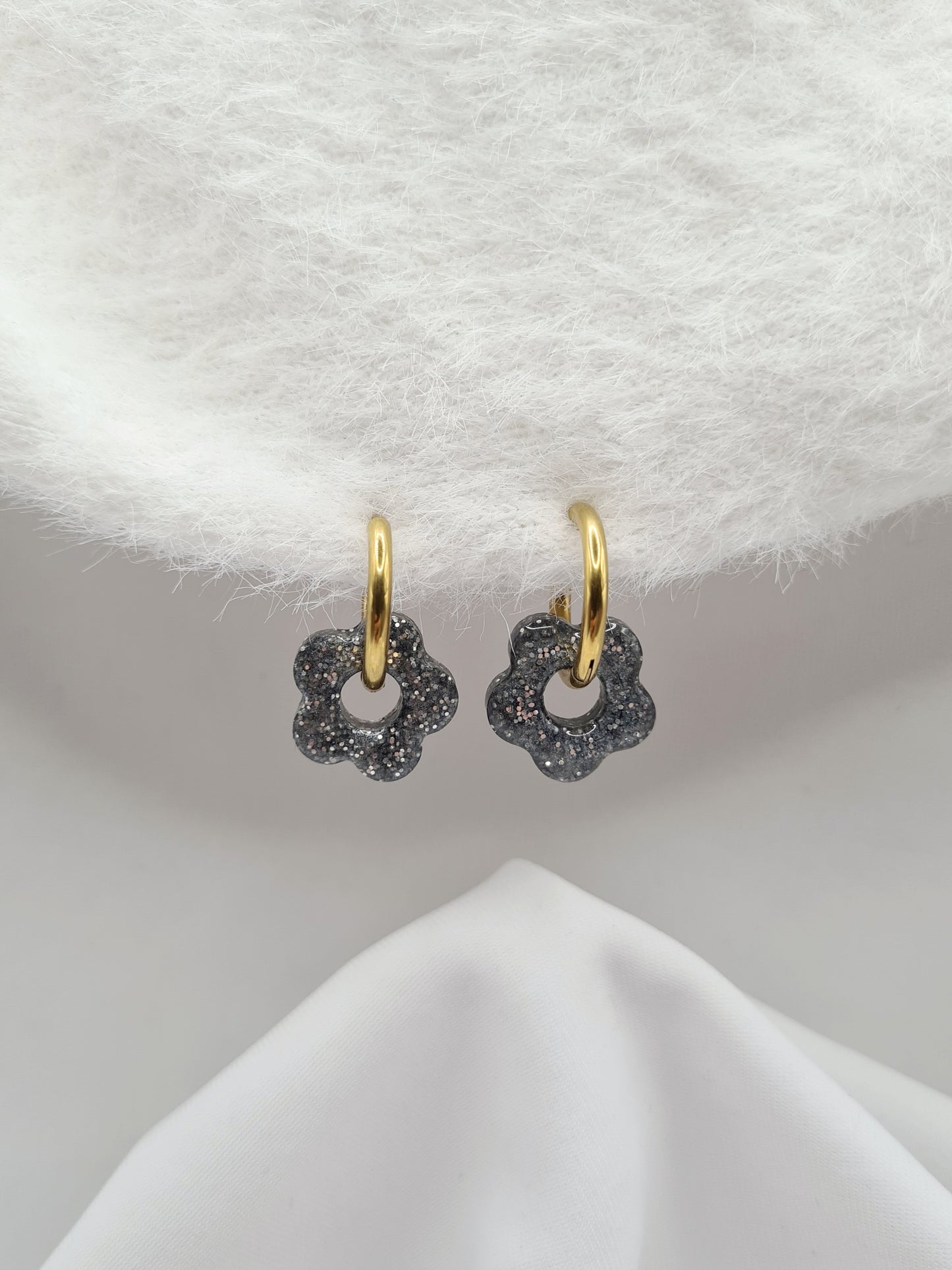 Boucles d'oreilles ANEMONE (interchangeables)