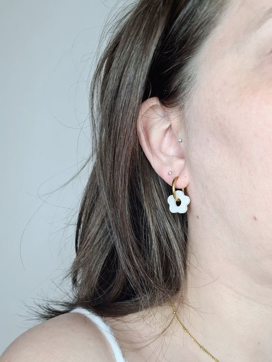 Boucles d'oreilles ANEMONE (interchangeables)