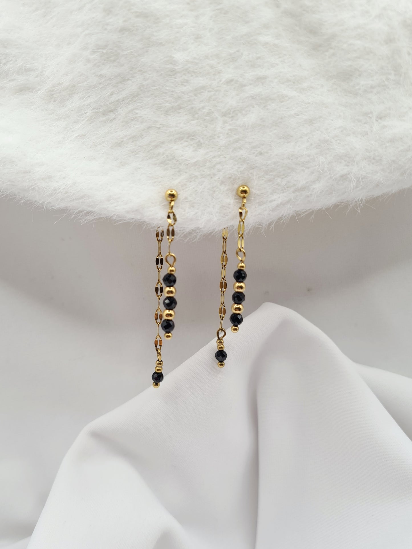 Boucles d'oreilles NIKITA (3en1)
