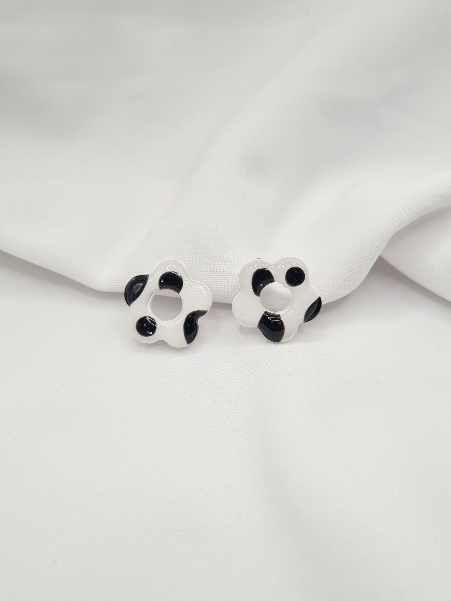 Boucles d'oreilles GRAOU DES NEIGES đ (interchangeables)
