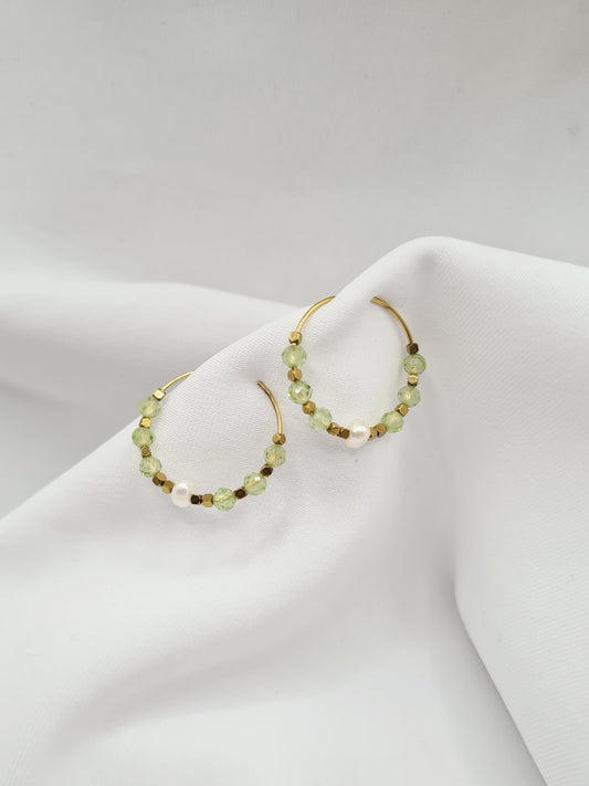 Boucles d'oreilles créoles DUNE