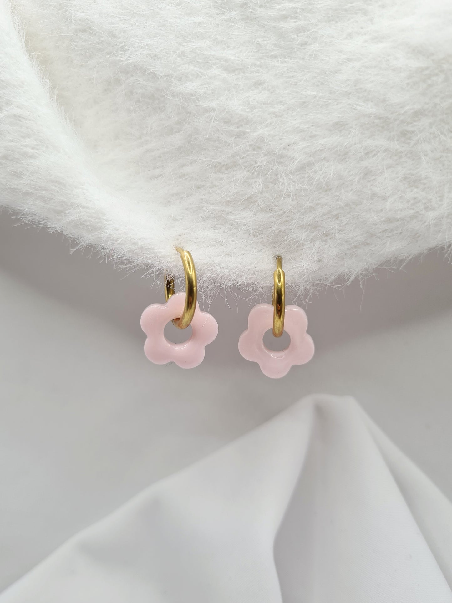 Boucles d'oreilles ANEMONE (interchangeables)