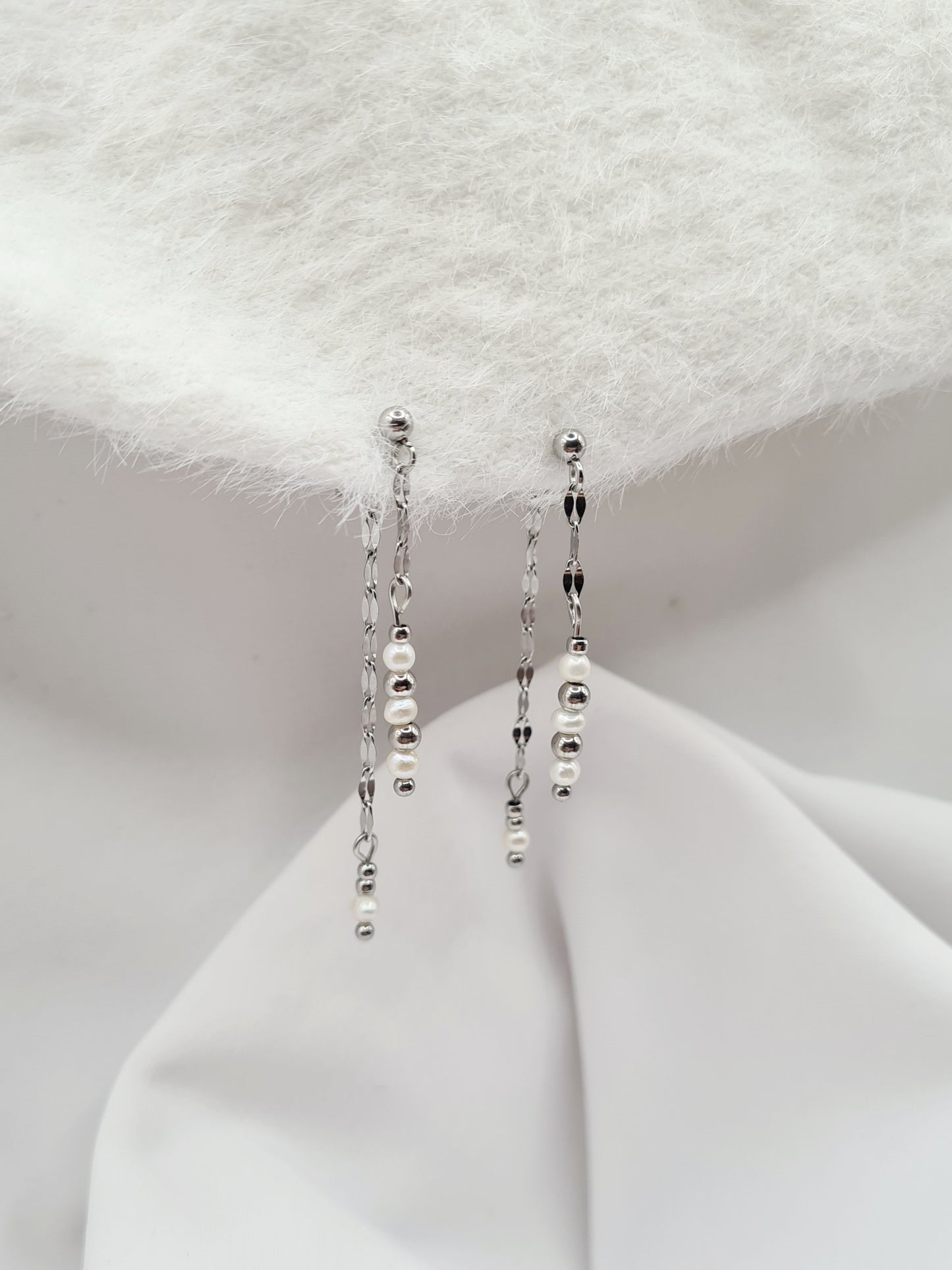 Boucles d'oreilles NIKITA (3en1)