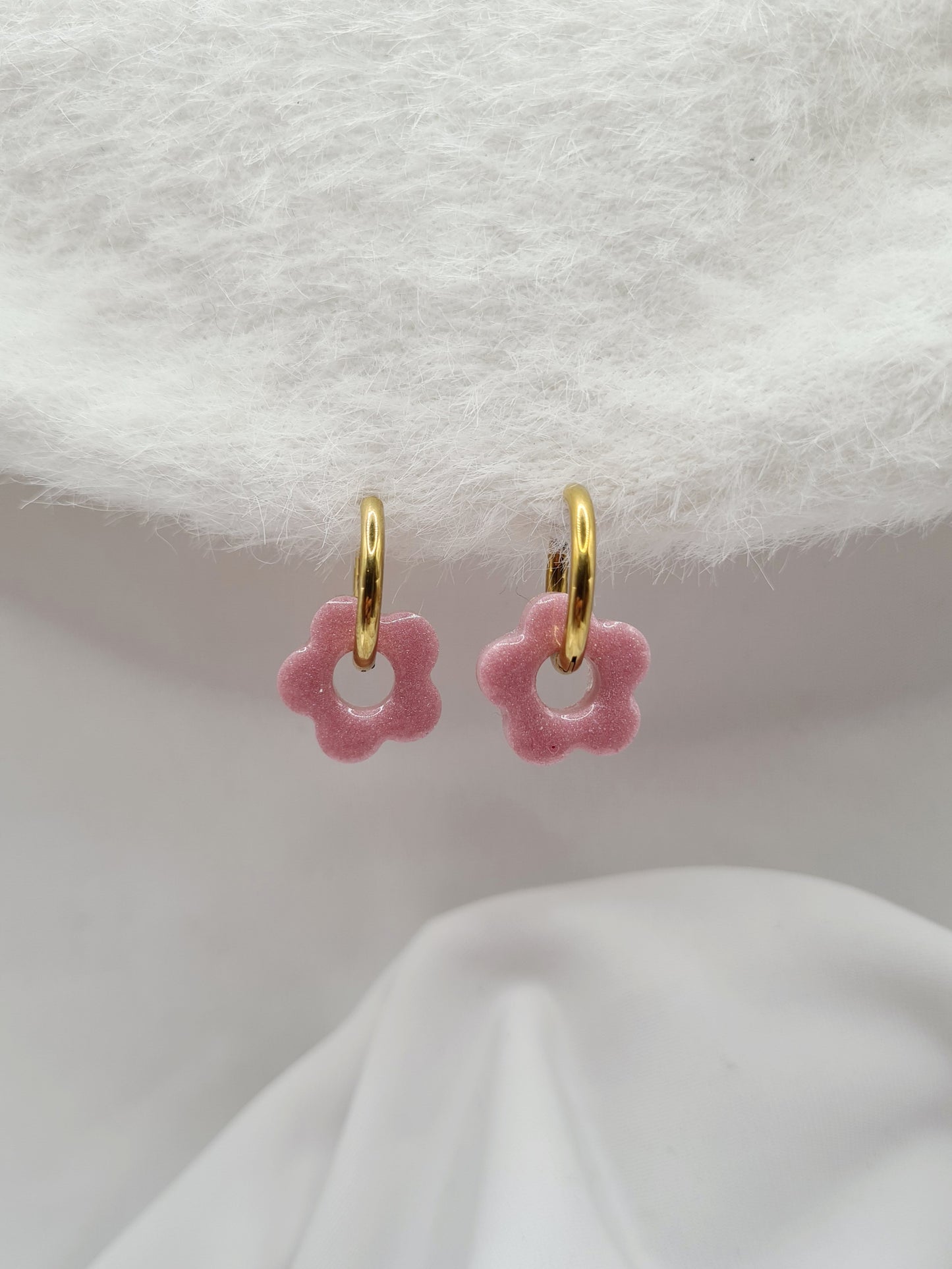 Boucles d'oreilles ANEMONE (interchangeables)