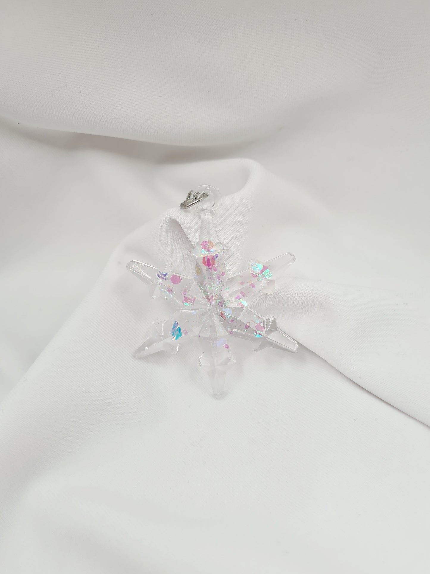 Porte-clef Flocon givré