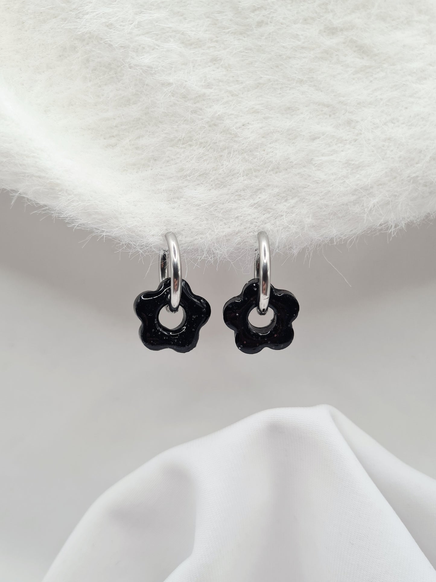 Boucles d'oreilles ANEMONE (interchangeables)