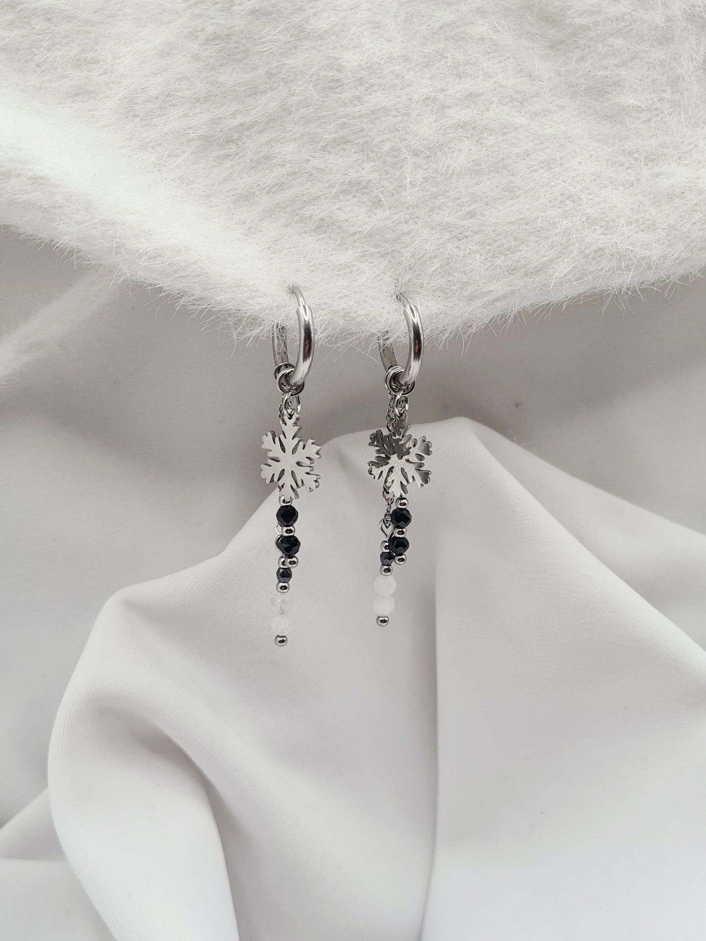Boucles d'oreilles NEIGE