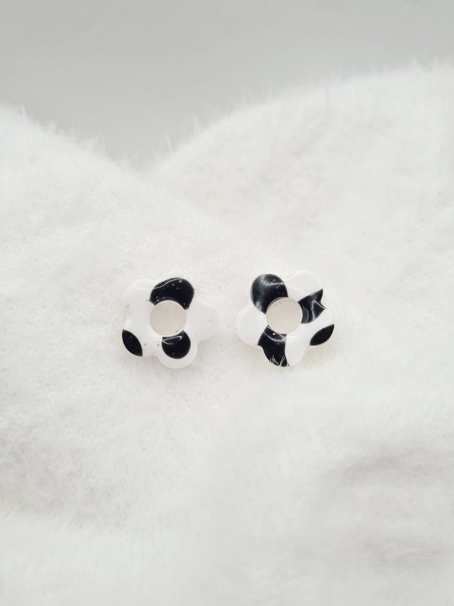 Boucles d'oreilles GRAOU DES NEIGES đ (interchangeables)