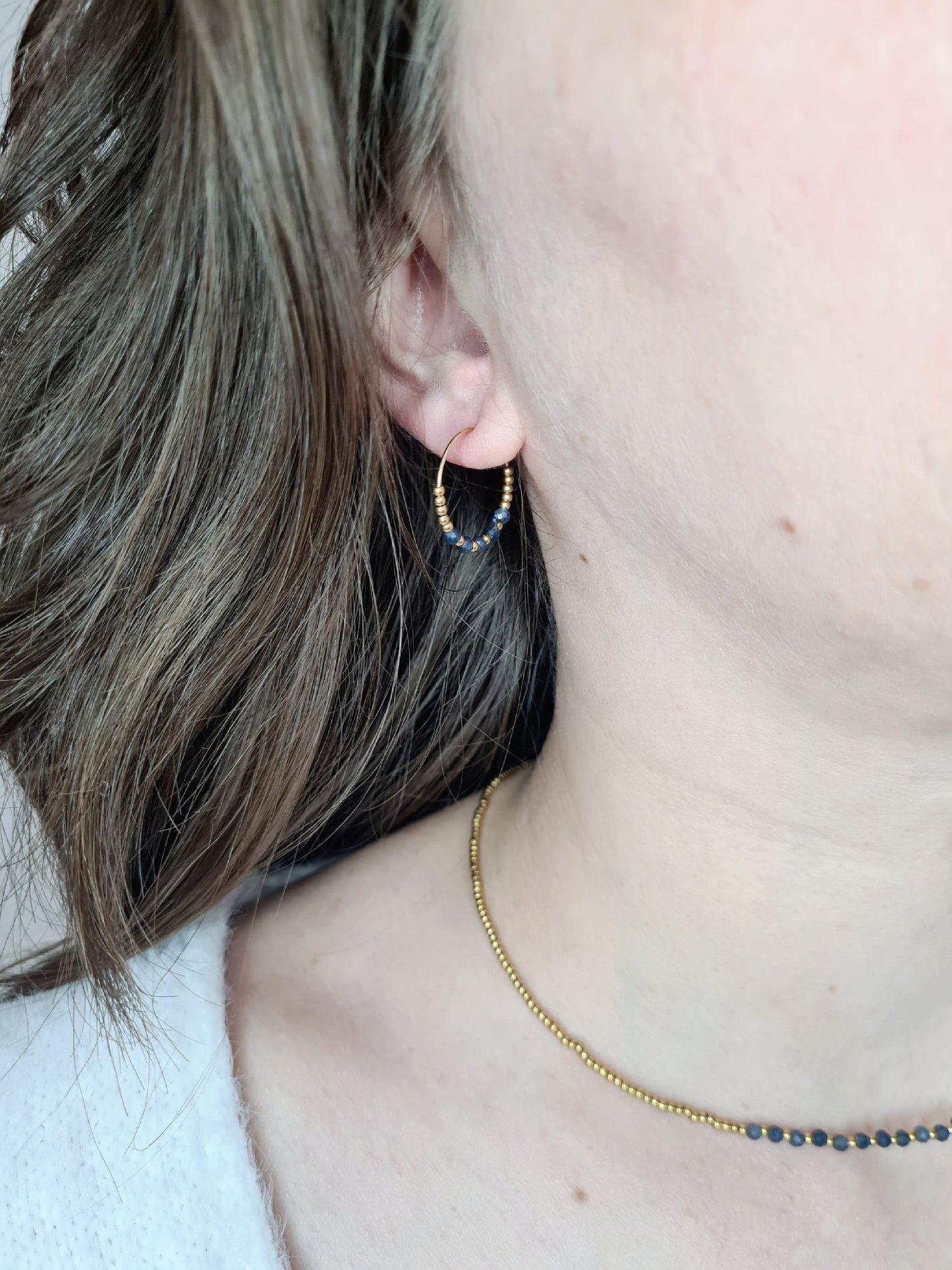 Boucles d'oreilles créoles LOÉLINE