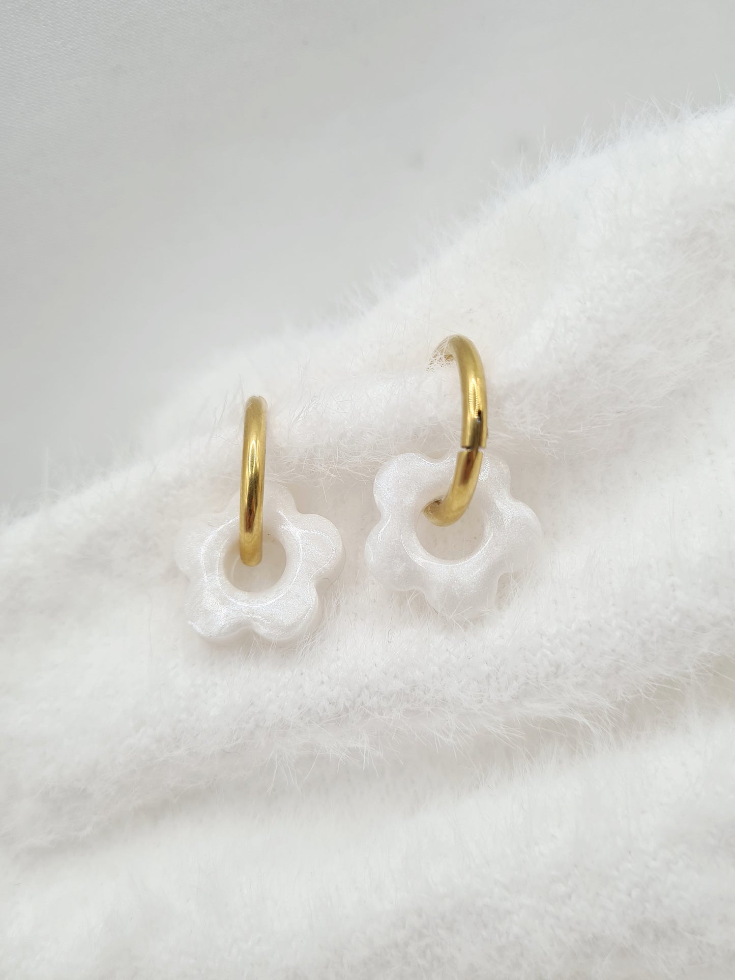 Boucles d'oreilles ANEMONE (interchangeables)