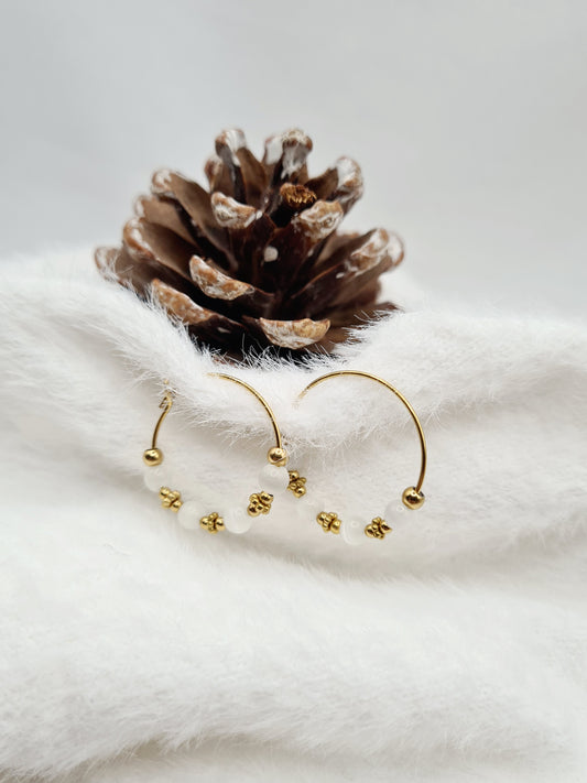 Boucles d'oreilles créoles LUNA