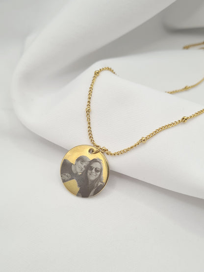 Collier PHOTOMATON ✦ Gravé Sur-Mesure
