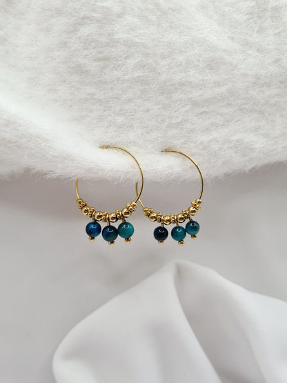 Boucles d'oreilles créoles SIKA