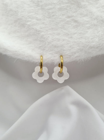 Boucles d'oreilles ANEMONE (interchangeables)