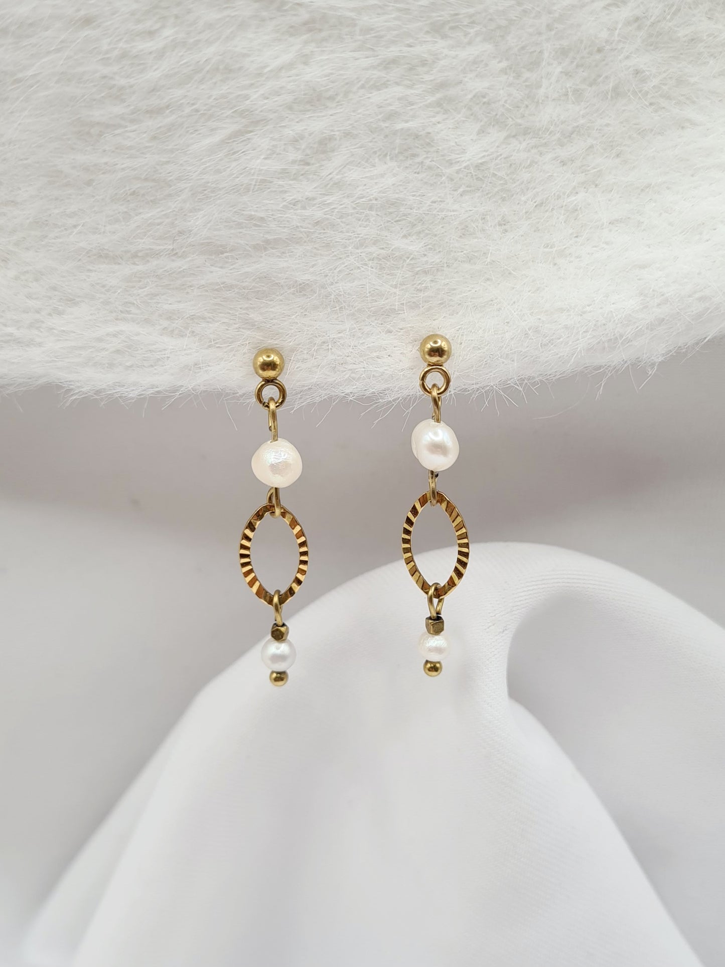 Boucles d'oreilles AMANDE