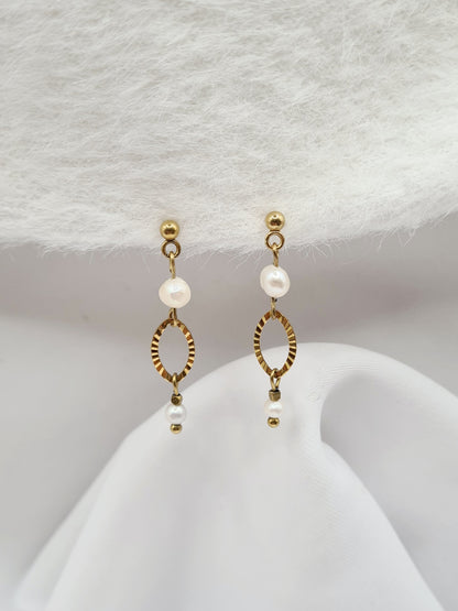 Boucles d'oreilles AMANDE