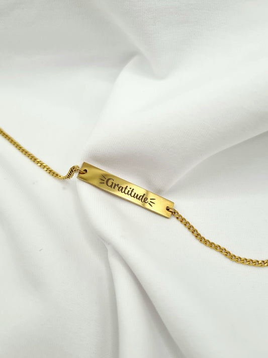 Bracelet "GRATITUDE" ♥