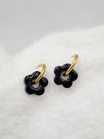 Boucles d'oreilles ANEMONE (interchangeables)