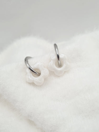 Boucles d'oreilles ANEMONE (interchangeables)