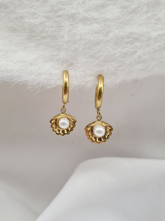 Boucles d'oreilles COQUILLAGE PRÉCIEUX
