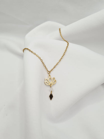 Collier FLEUR SACRÉE (personnalisable)