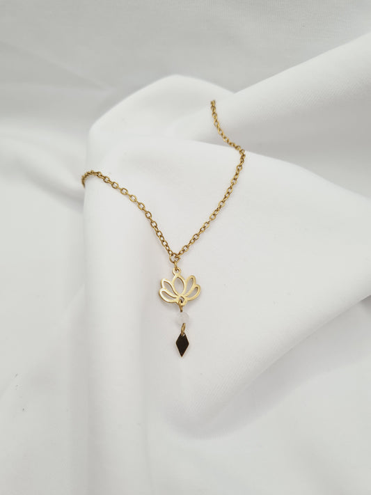 Collier FLEUR SACRÉE (personnalisable)