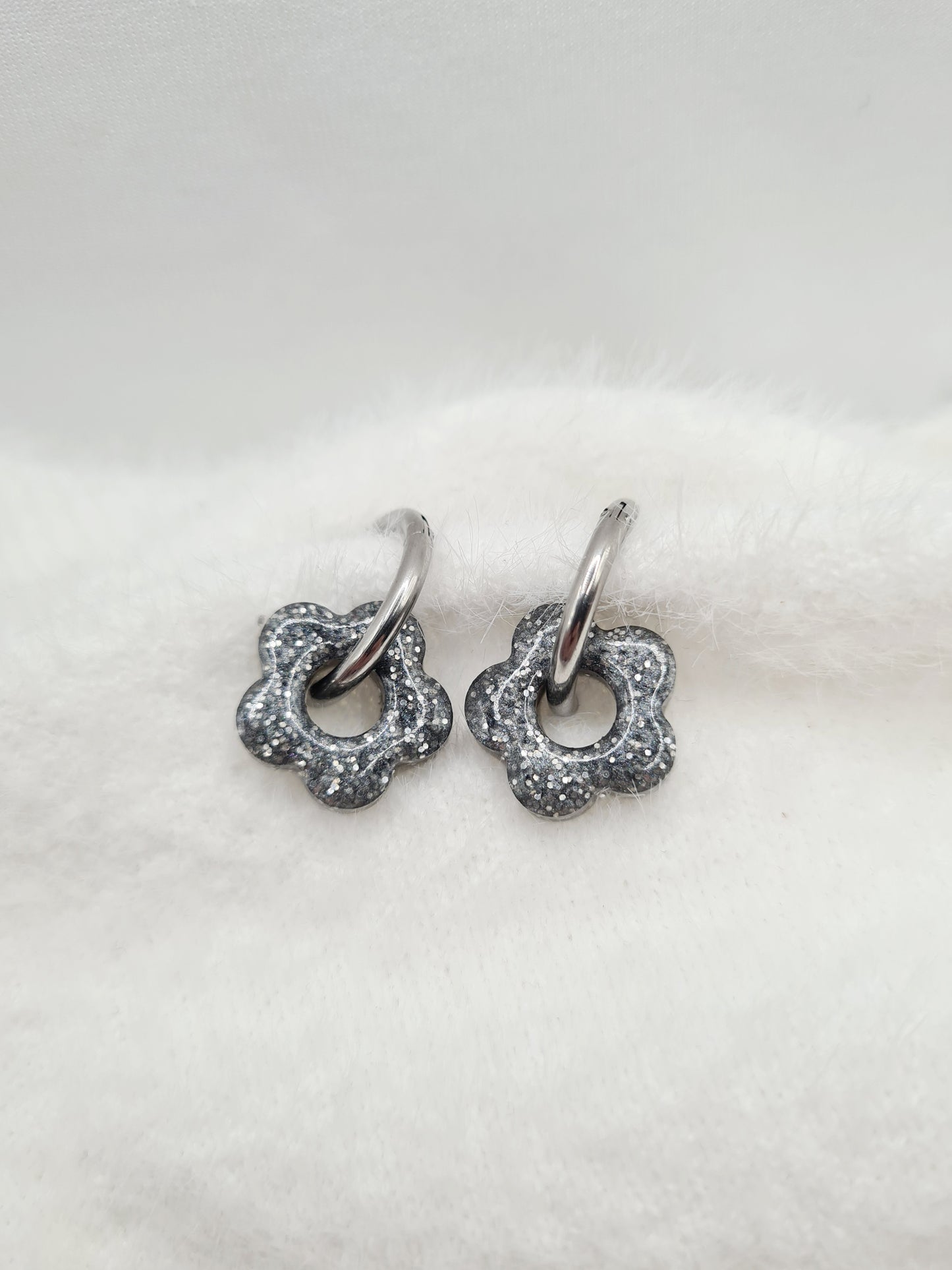 Boucles d'oreilles ANEMONE (interchangeables)