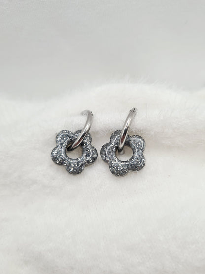 Boucles d'oreilles ANEMONE (interchangeables)