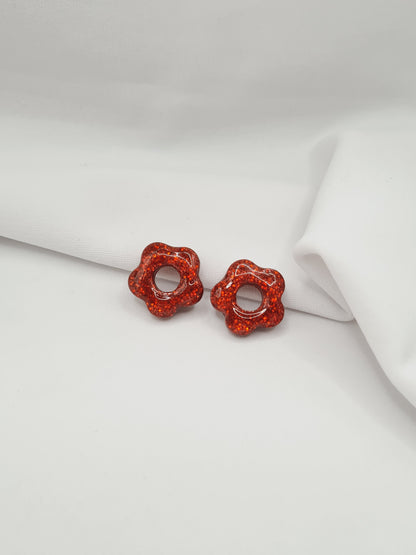 Boucles d'oreilles ANEMONE (interchangeables)