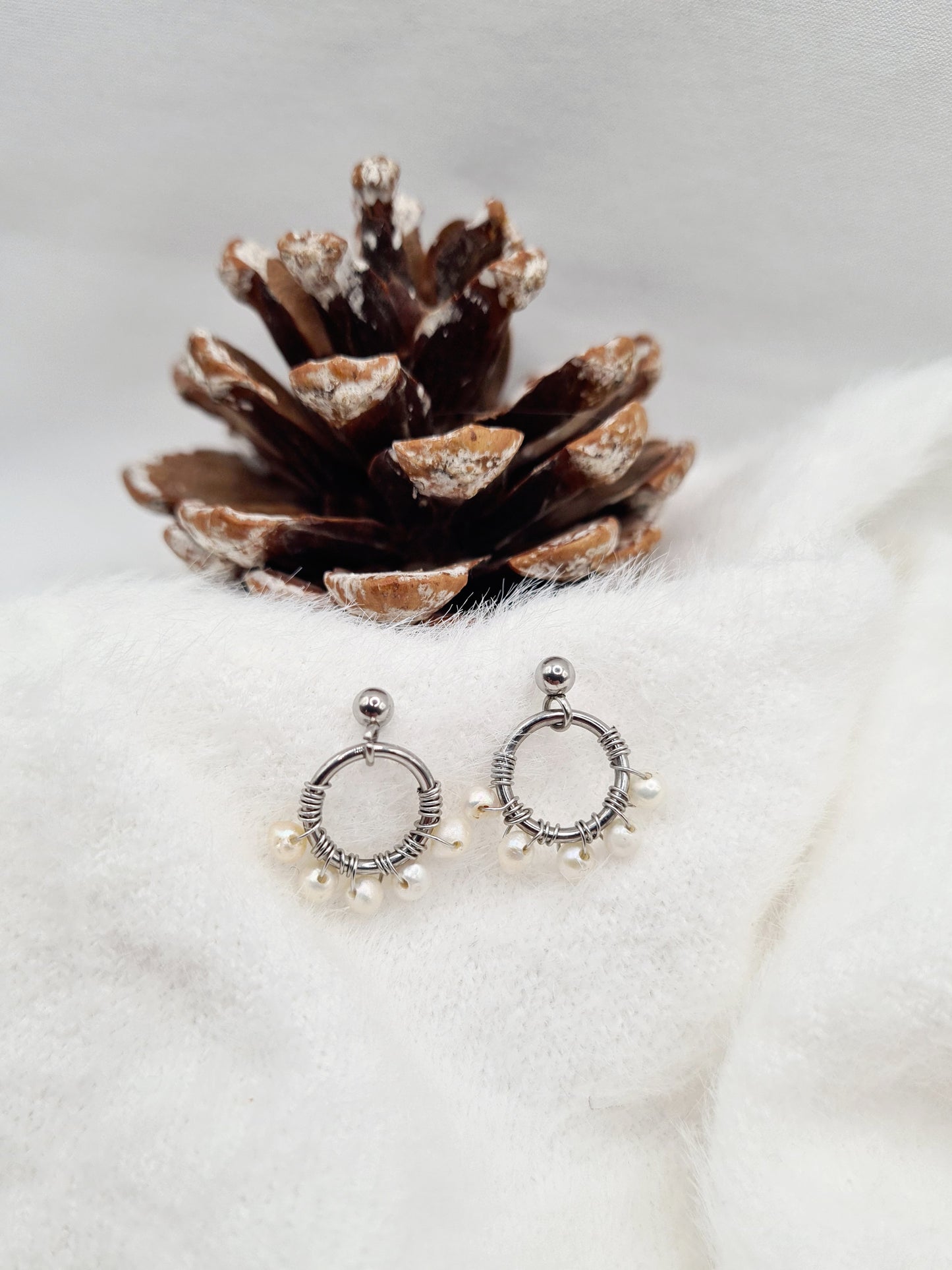 Boucles d'oreilles EDELWEISS