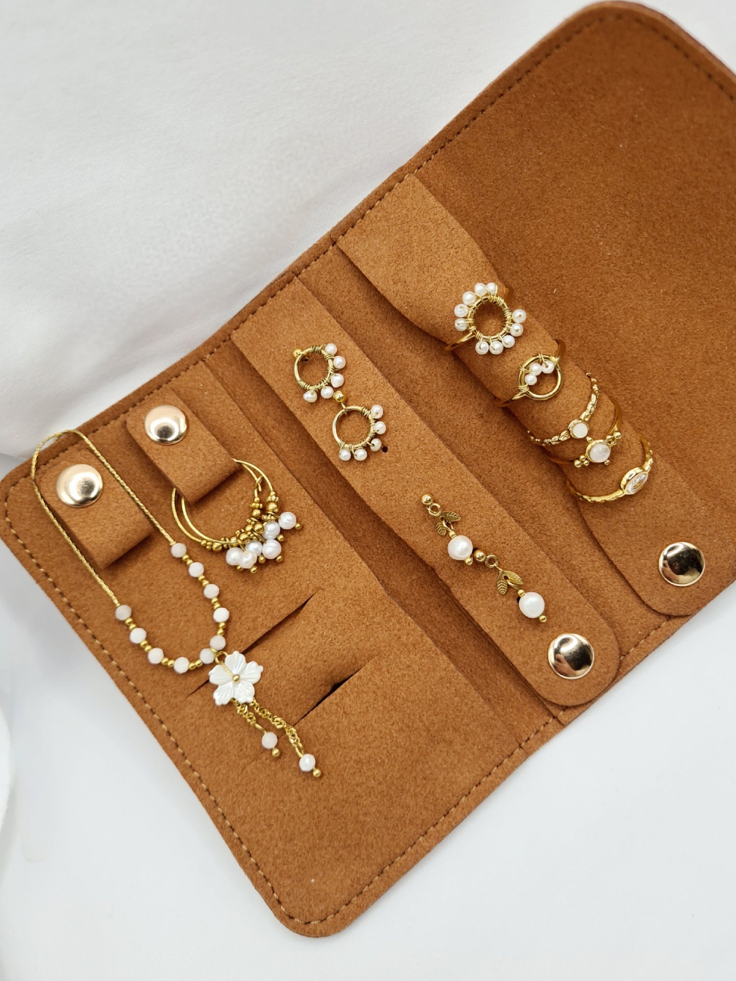 Pochette à bijoux de voyage