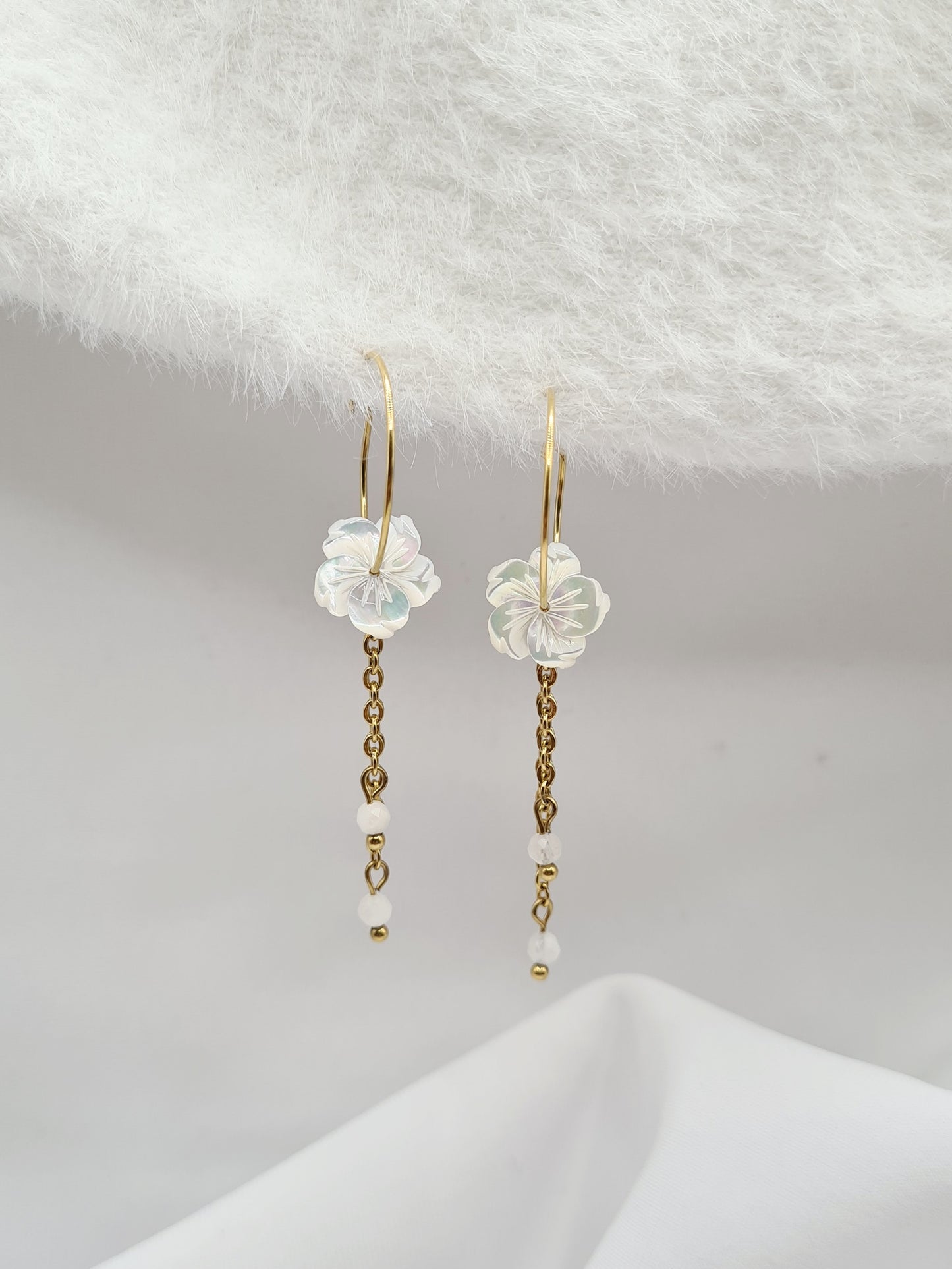 Boucles d'oreilles créoles FRAGILITY