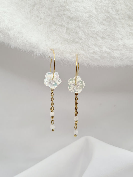 Boucles d'oreilles créoles FRAGILITY