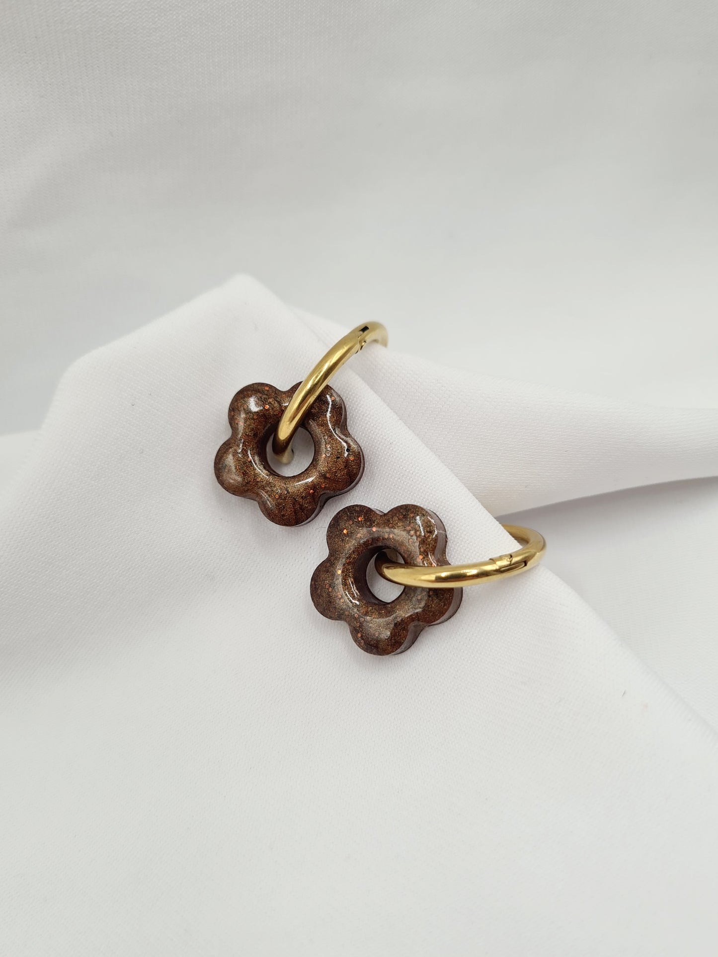 Boucles d'oreilles ANEMONE (interchangeables)