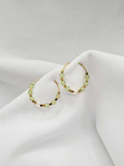 Boucles d'oreilles créoles DUNE