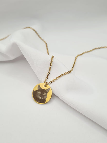 Collier PHOTOMATON ✦ Gravé Sur-Mesure