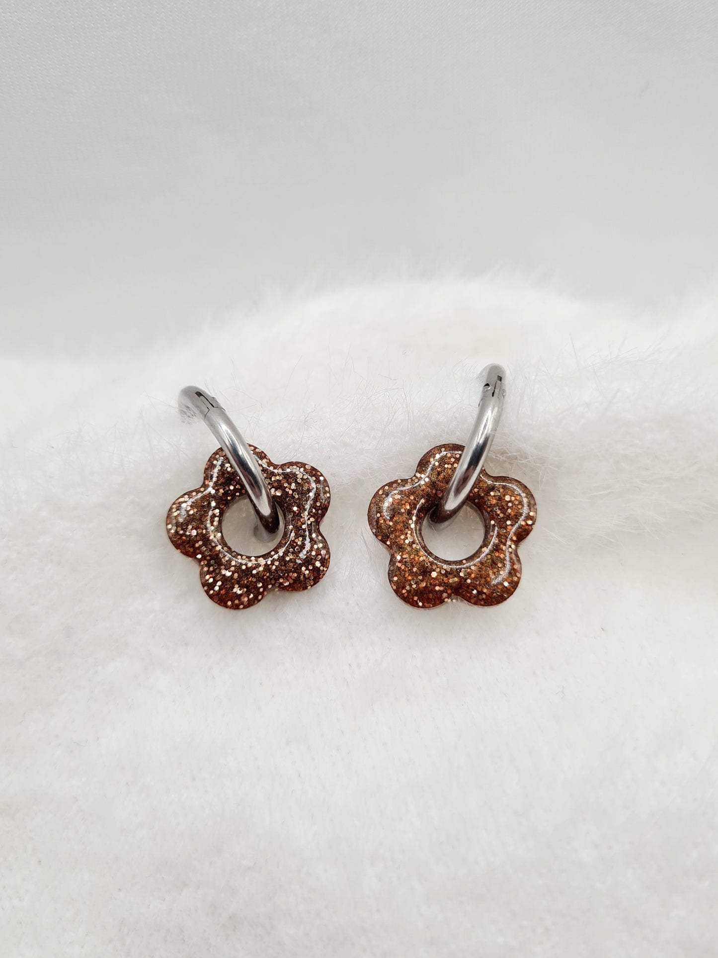 Boucles d'oreilles ANEMONE (interchangeables)