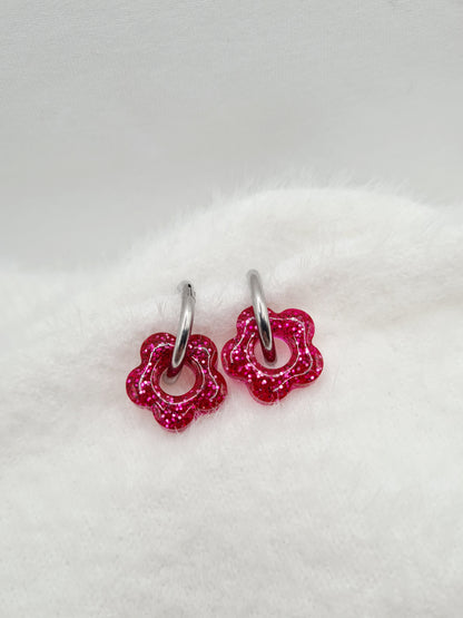 Boucles d'oreilles ANEMONE (interchangeables)