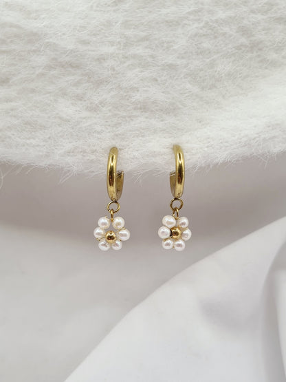 Boucles d'oreilles Camélia