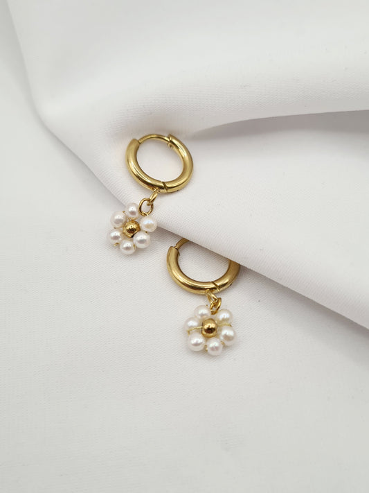 Boucles d'oreilles Camélia